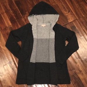 Benedetta B. Merino/cashmere wool blend made in Italy hooded sweater